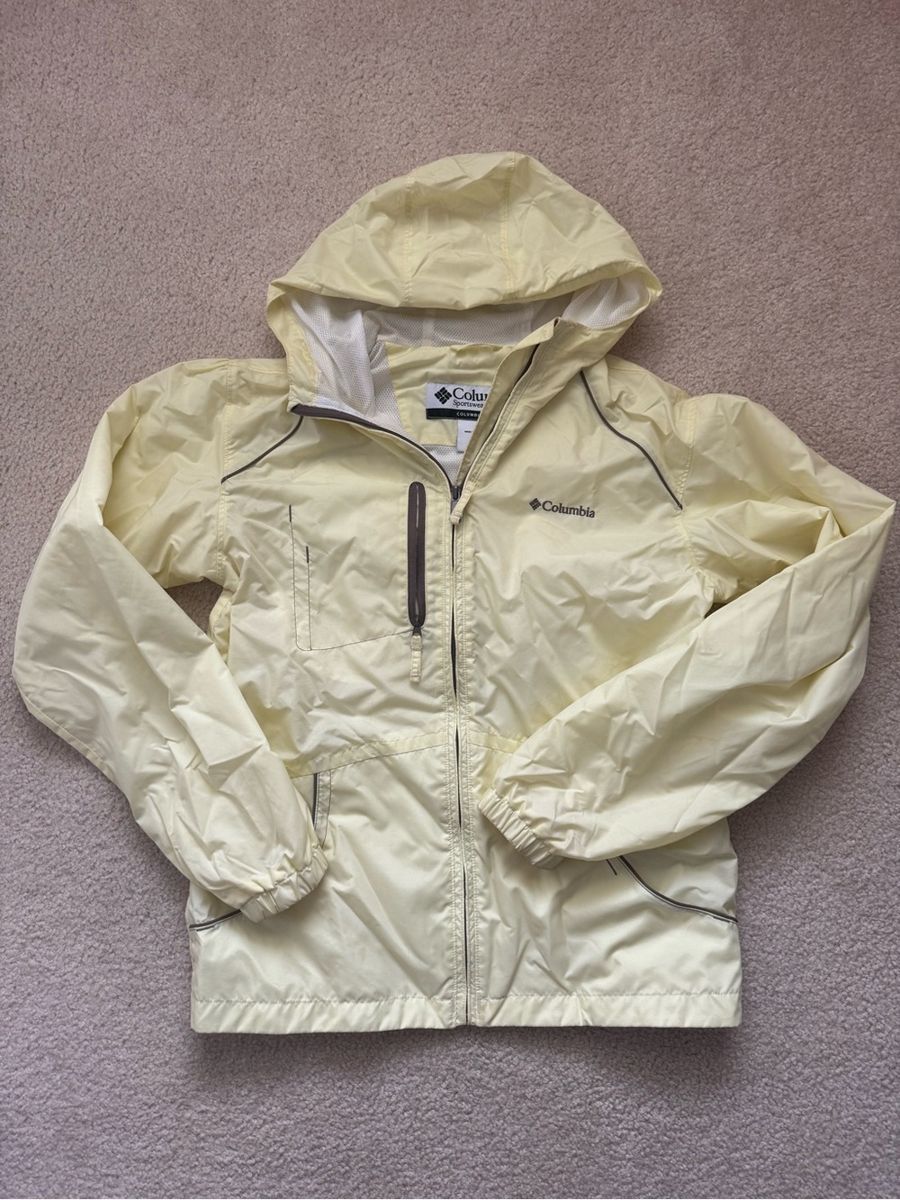 Columbia Youth Hooded Windbreaker Jacket